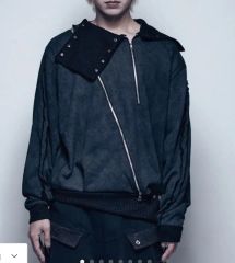 希少‼️美品 定価12万 25SS JULIUS コーティングデニム変形ベスト