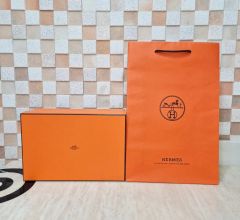 HERMES ハート型ギフト箱 オレンジ箱、保存袋 、香水の3点セット