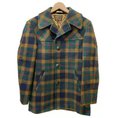 【中古】　PENDLETON　ウールジャケット　ブルゾン　アウター　チェック　フルボタン　サイドポケット　ライナー付き　アメカジ　古着　/1587のサムネイル