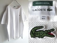 ジュンヤワタナベマン × ラコステ カモフラ 切り替え Tシャツ ワッペン 