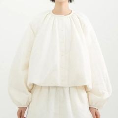 pelleq PUFF SLEEVE SHIRT JACKET - メルカリ
