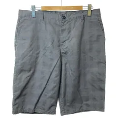 【中古】　Dickies　ハーフパンツ　短パン　ジップフライ　チェック　オーバーサイズ　ストリート　古着　/7036