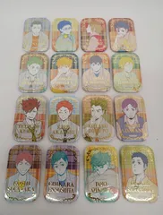 未開封 ハイキュー!! スクエア缶バッジ BOX オフショット×カラー第一弾 16種入り セブンネット限定 再販 R2604-168