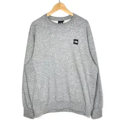 【倉吉店】 中古 THE NORTH FACE | ザ・ノースフェイス スウェット SQUARE LOGO CREW NT62231 グレー サイズ：XL 【100】