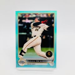 岡本和真 2022 TOPPS NPB Chrome Green 99枚限定 - メルカリ