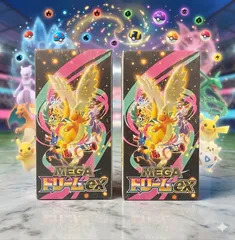 ⭐️【新品未開封】ポケモンカードゲーム MEGAドリームex シュリンク付き2箱
