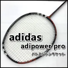 adidas  adipower  pro  バトミントンラケット　ブラック系　USED現状品　YMO5-001-08-100のサムネイル