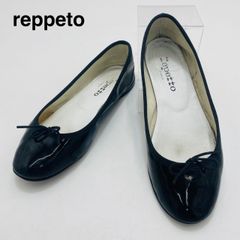 Repetto レペット バレエシューズ エナメル レザー 38 黒 - メルカリ