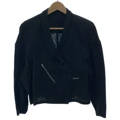 【中古】Yohji Yamamoto　ジャケット　ショート丈　無地　日本製　ドメスティック　古着　/2496のサムネイル