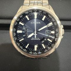 新品電池＆完動品　CITIZEN 　アテッサ　人気のGMTモデル　H116 新品電池＆完動品 CITIZEN アテッサ 人気のGMTモデル H116 - メルカリ