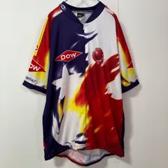 LOUIS GARNEAU ルイガノ 半袖 サイクルジャージ サイズXXXL USA製 ハーフジップ ホワイト レッド パープル　　　　T-298のサムネイル