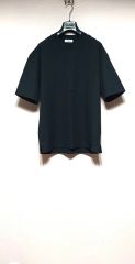 美品RAINMAKERレインメーカー22SS防シワ素材スリットネックTシャツ黒3