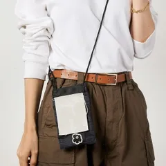 新品 マリメッコ Marimekko ショルダーバッグ ウニッコ FUNNY SMALL POCKET ベージュ×ホワイト