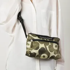 新品 マリメッコ Marimekko ショルダーバッグ ウニッコ NEAT CROSSBODY S ライトイエロー/ベージュ