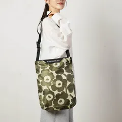 新品 マリメッコ Marimekko トートバッグ ウニッコ NEAT CROSSBODY M ライトイエロー/ベージュ