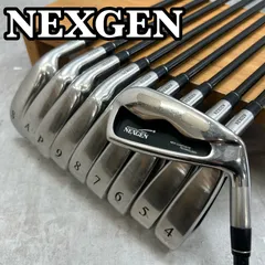 NEXGEN ネクスジェン メンズゴルフ アイアンセット 右利き 3番〜SW 10本 純正カーボン Rのサムネイル