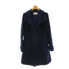 ボールジー BALLSEY トゥモローランド コート ロング カシミヤ混 38 ネイビー /HK ■ECC004のサムネイル