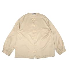 80s フレンチチャイナ デニムシャツ フレンチヴィンテージ チャイナ