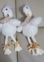 NICI ニキ ウェディングドール 新郎新婦 ペア ぬいぐるみ 鳥 アヒル
