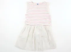 【プチバトー/PETITBATEAU】ワンピース 120サイズ 女の子【子供服・ベビー服】（2118580）
