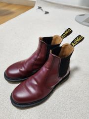 ☆美品☆ドクターマーチン チェルシーブーツ サイドゴア チェリー