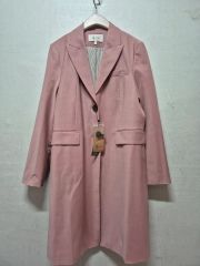 jingquei ロゴパターン ロングコート XL - メルカリ