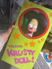 シンプソンズ トーキングドール KRUSTY 新品 ぬいぐるみ JAK I8ST