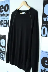 (L-XL) DKNY ディーケーエヌワイ ドナカラン ニット ルーズ ブラック-1767Dのサムネイル