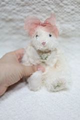 作家様　パグ ぬいぐるみ　テディベア　アーティストベア　アートドール　ブライス 作家様 テディベア クマ パステルカラー ぬいぐるみ ブライス アート