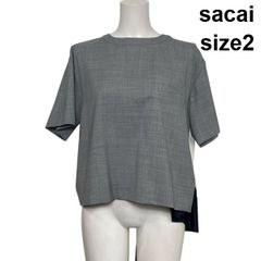 試着のみ sacai 定番 Suiting Pullover グレー サイズ2 - メルカリ