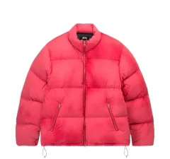 Stussy ダウンジャケット　ピンク STUSSY(ステューシー) / ダウンジャケット/M/ナイロン/レッド