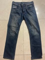 ☆ DIESEL ディーゼル ストレートデニム インディゴブルー W約84cm 