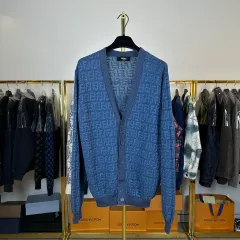 (50) FENDI フェンディ FF ロゴ ニット カーディガン