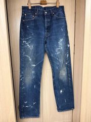 Levi's 501 PREMIUM ペイント加工デニム W32 L30 - メルカリ