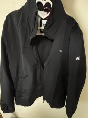 TOMMY JEANS トミー ジーンズ ナイロン ブルゾン ブラック ジャケット