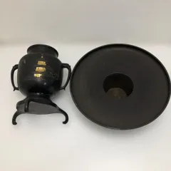 薄端 唐銅 花器 生け花用 双耳 三重塔 蒔絵 和風 花台 フラワーベース 華道具 茶道具 置物 オブジェ インテリア 飾り台 和モダン ディスプレイ 華道具 花器 銅器 花瓶 伝統工芸 縁起物 260416-7T