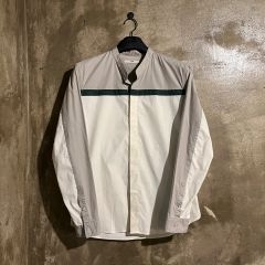 ATTACHMENT アタッチメント カーキ 長袖カットソー ヘンリーネック 