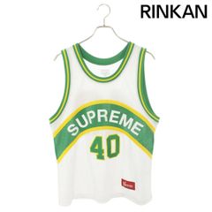 シュプリーム 19SS ラインストーン バスケットボールタンク ブラック M