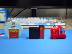 日本 クレヨンしんちゃん マクドナルド ハッピーセット フィギュア 3種 フルセット 2弾