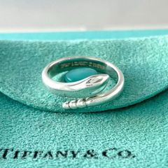TIFFANY ティファニー スネーク 蛇 リング シルバー 11号 Tiffany & Co. - Tiffany エルサ ペレッティ スネークリング11〜13号