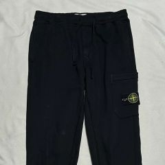 ストーンアイランド ワンポイント刺繍ロゴ スウェットパンツ XLARGE 