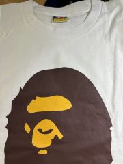90s 00s bape ape リンガー tee nigo期裏原 縁は紺色です 90s 00s bape ape リンガー tee nigo期裏原 縁は紺色です - メルカリ
