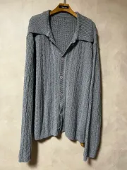 KARAボタンニットカーディガン