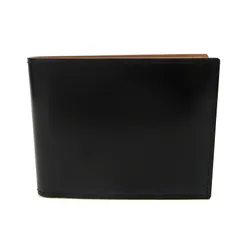 【三重本店】 中古 GANZO | ガンゾ 二つ折り財布 コードバン ブラック 【124】のサムネイル