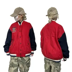 90s ヴィンテージ レッド ウール スタジャン ジャケット アウター COACH コーチ ジャケット