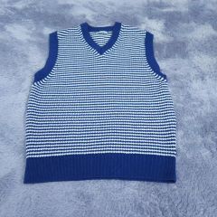 ZARA ORIGINSウール100% Vネックニットベスト ブラックL - メルカリ