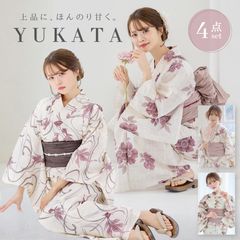 40%off！おぼろ菊花柄ベージュ着物袴4点セット 小学生 160 卒業式 