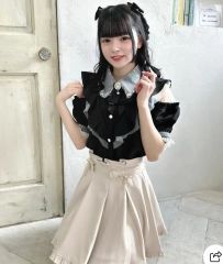 新品タグ付 JILTU petit frill dress バイカラー 0 - メルカリ