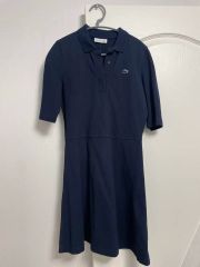 LACOSTE ILLIT バックプリント ミニ ポロドレス 34 ネイビー - メルカリ