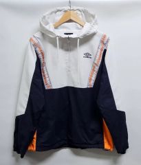 美品 UMBRO ジャケット 白紺橙 M S-76 - メルカリ